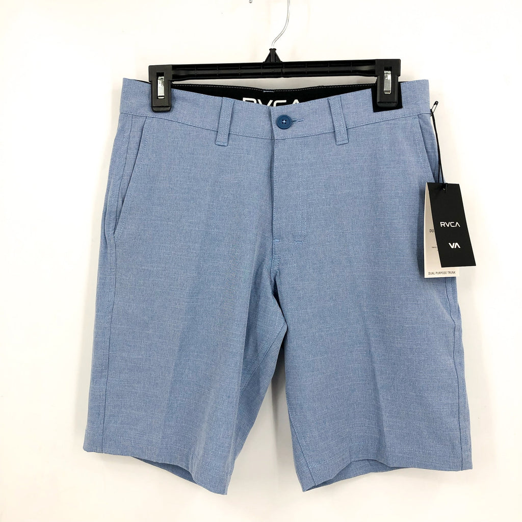 RVCA Men's Balance 20" Hybrid Shorts Size 28 Nautical Blue Flat Front NWT