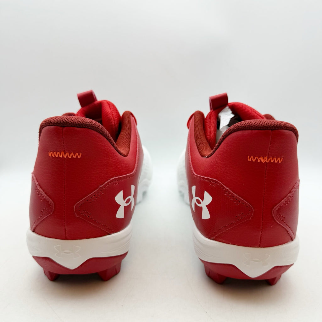 Under Armour Mens Leadoff Low Rm Baseball Cleats US 12 EU 46 Red White NIB