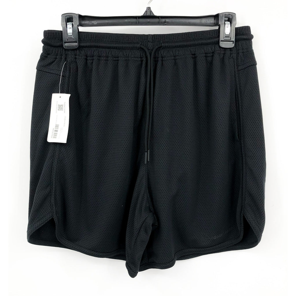 OUTDOOR VOICES Women's RecMesh Athletic Shorts Medium Black 5" Inseam NWT