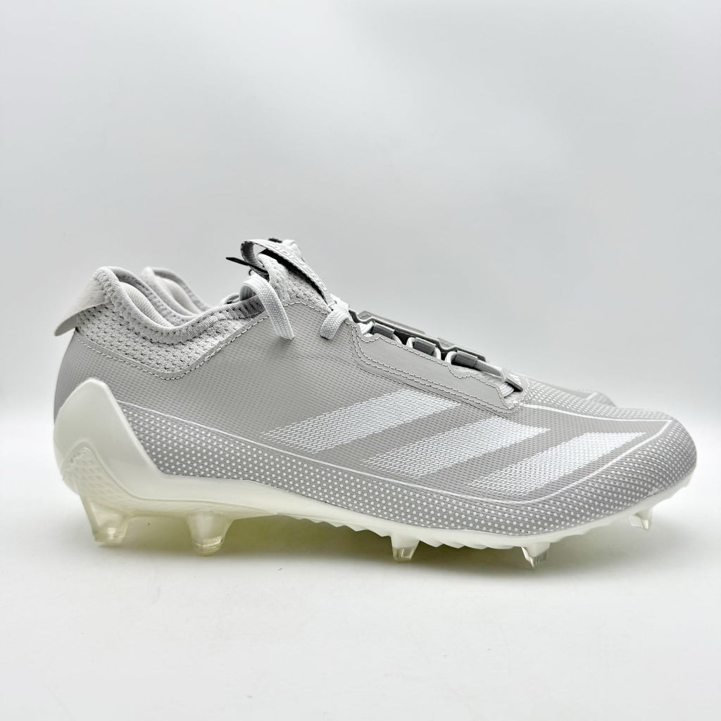 Adidas Mens Adizero Electric 1 Football Cleats Size 12 Grey White Athletic NIB