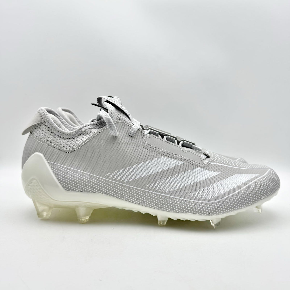 Adidas Mens Adizero Electric 1 Football Cleats Size 12 Grey White Athletic NIB