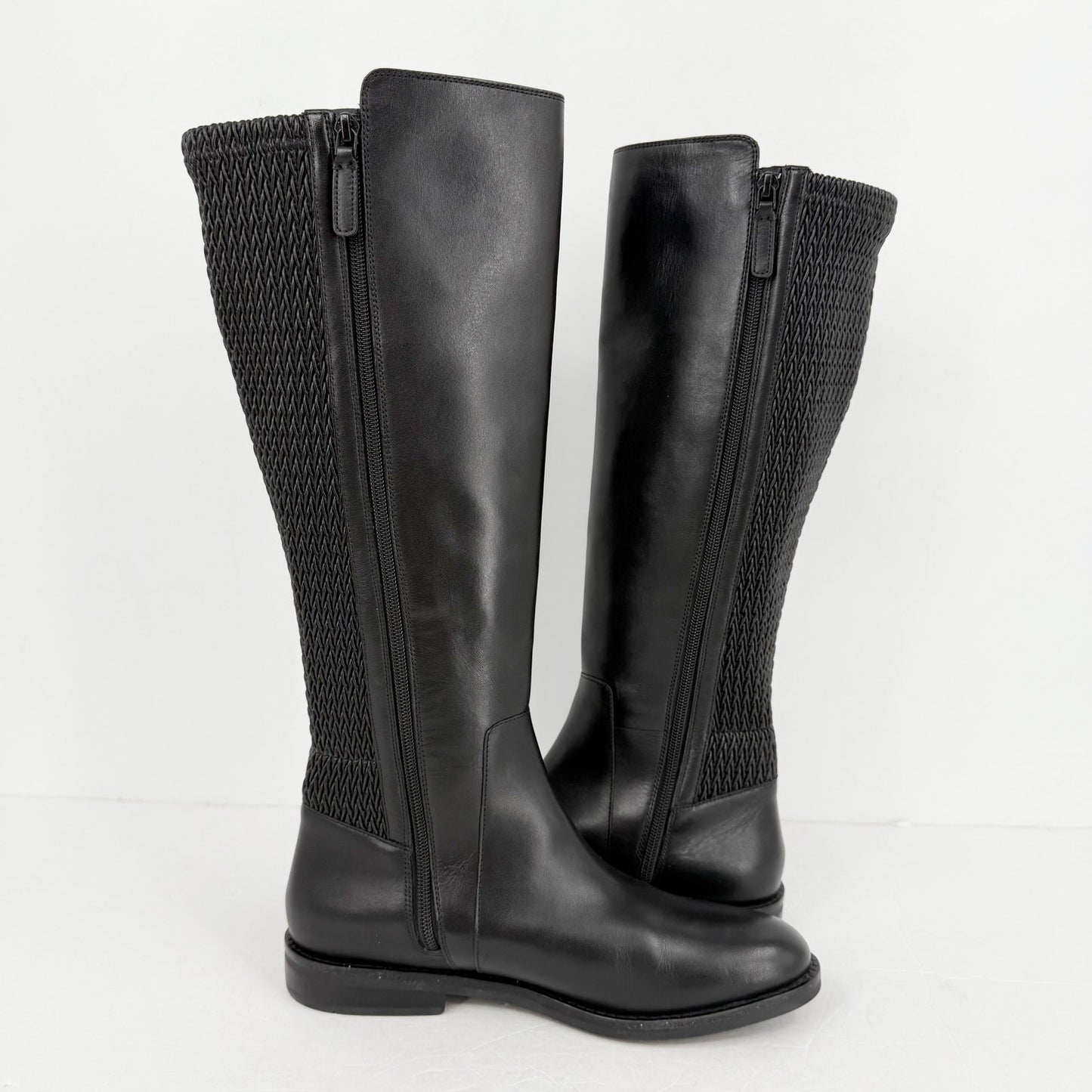 Cole Haan Womens Clover Knee High Boots US 8 M EU 38.5 Black NWOB