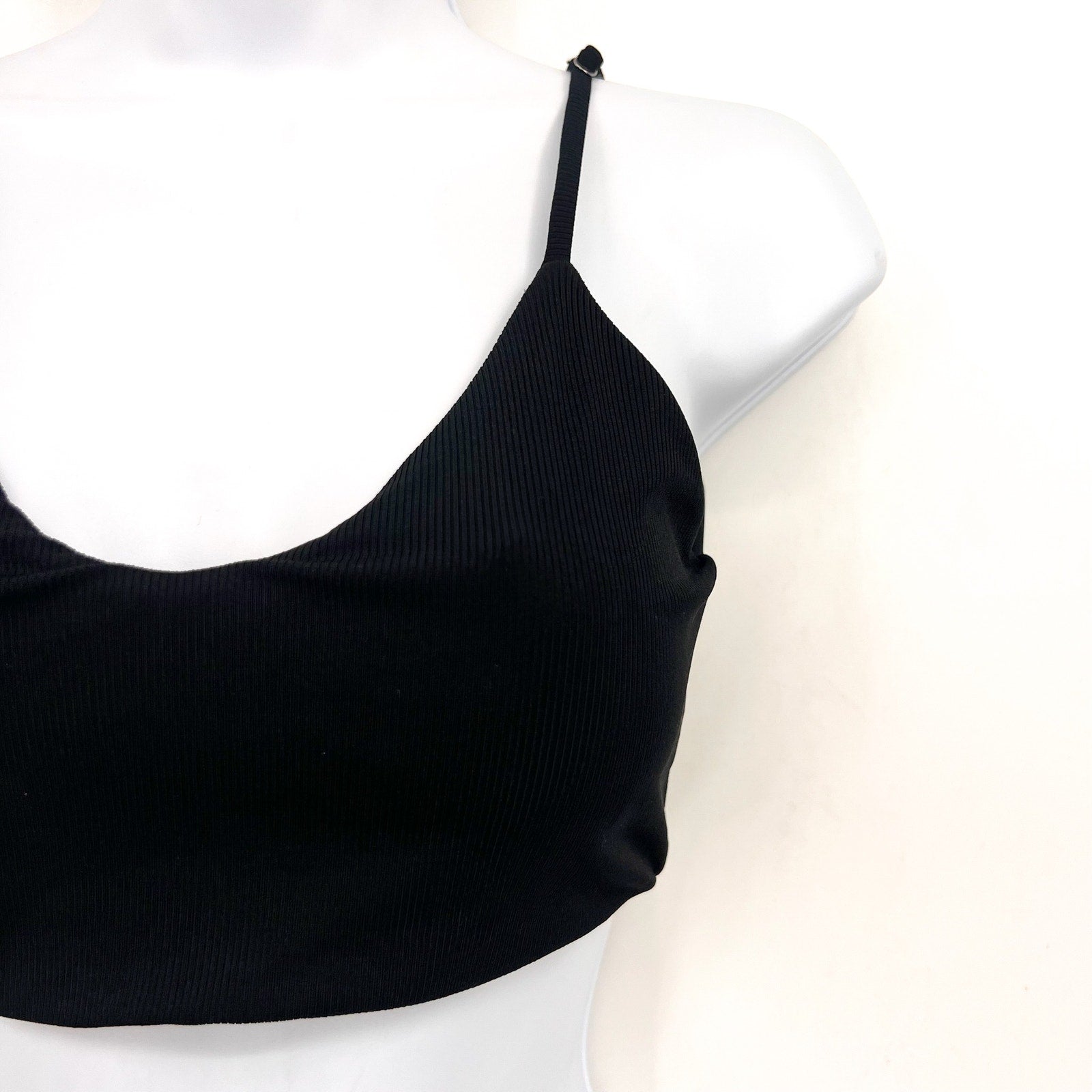 MAAJI Women's Praia Classic Bralette Bikini Top Large Jade Black Reversible NWT