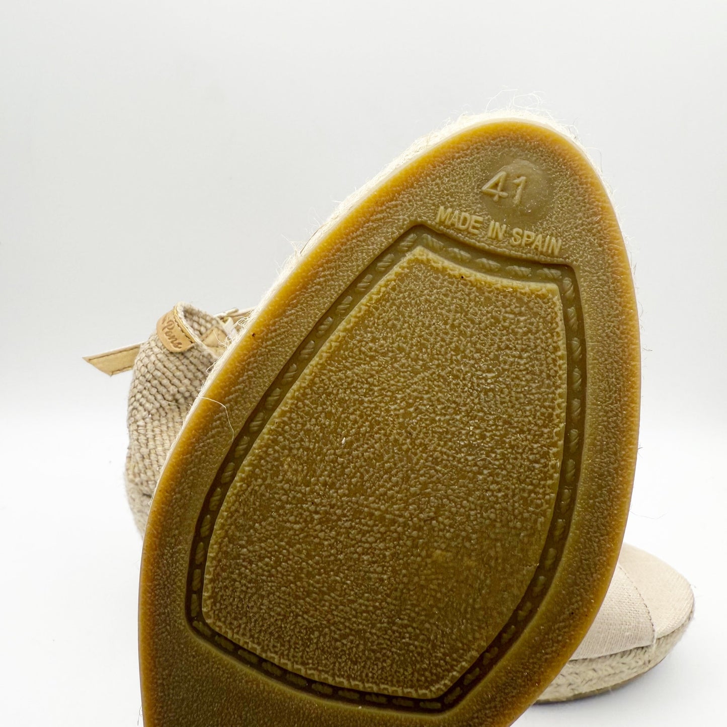 Toni Pons Womens Lua-NT Wedge Heels EU 41 US 10.5 Cream Espadrille Sandals