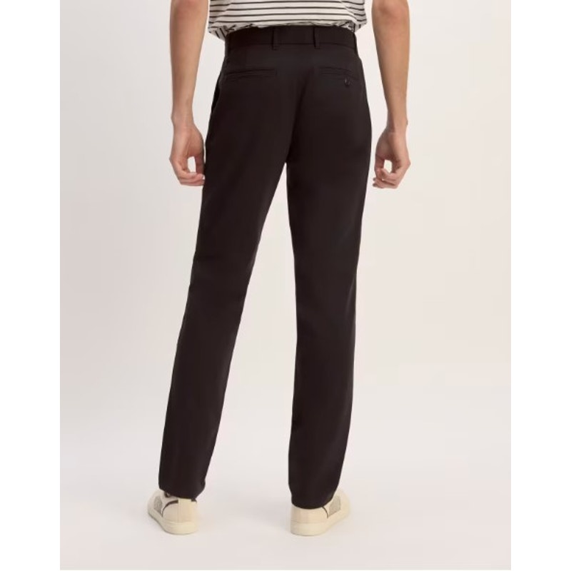Everlane Uniform Men's Performance Chino Pants 29X28 Black Flat Front NWT