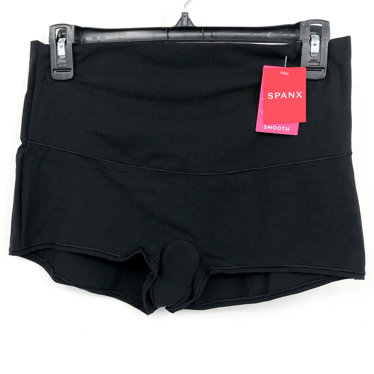 SPANX Women's Shaping Cotton Control Boy Short XL Very Black 40051R NWT