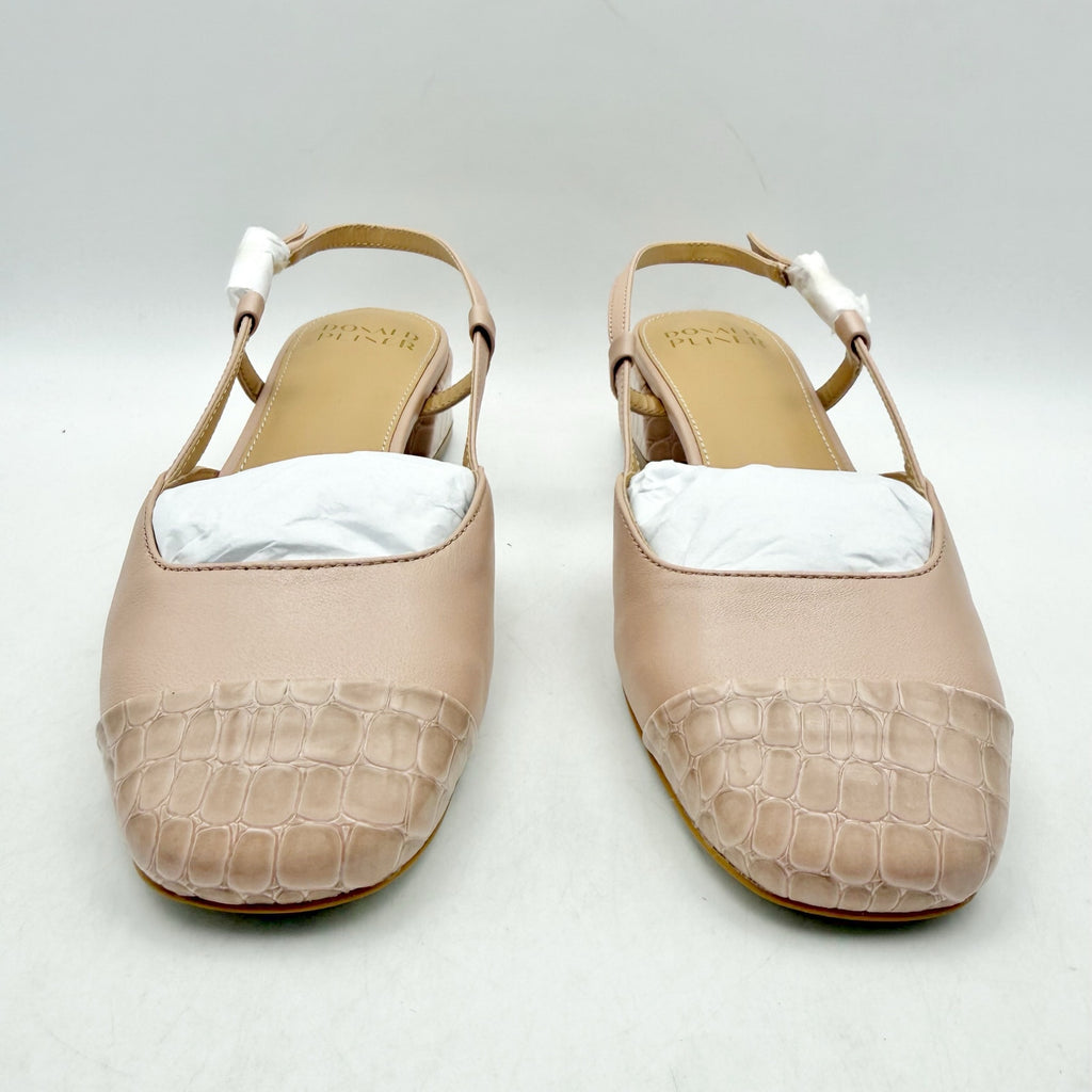 Donald Pliner Womens Reval Pumps Size 6.5 Pink Leather Heels Slingback NIB