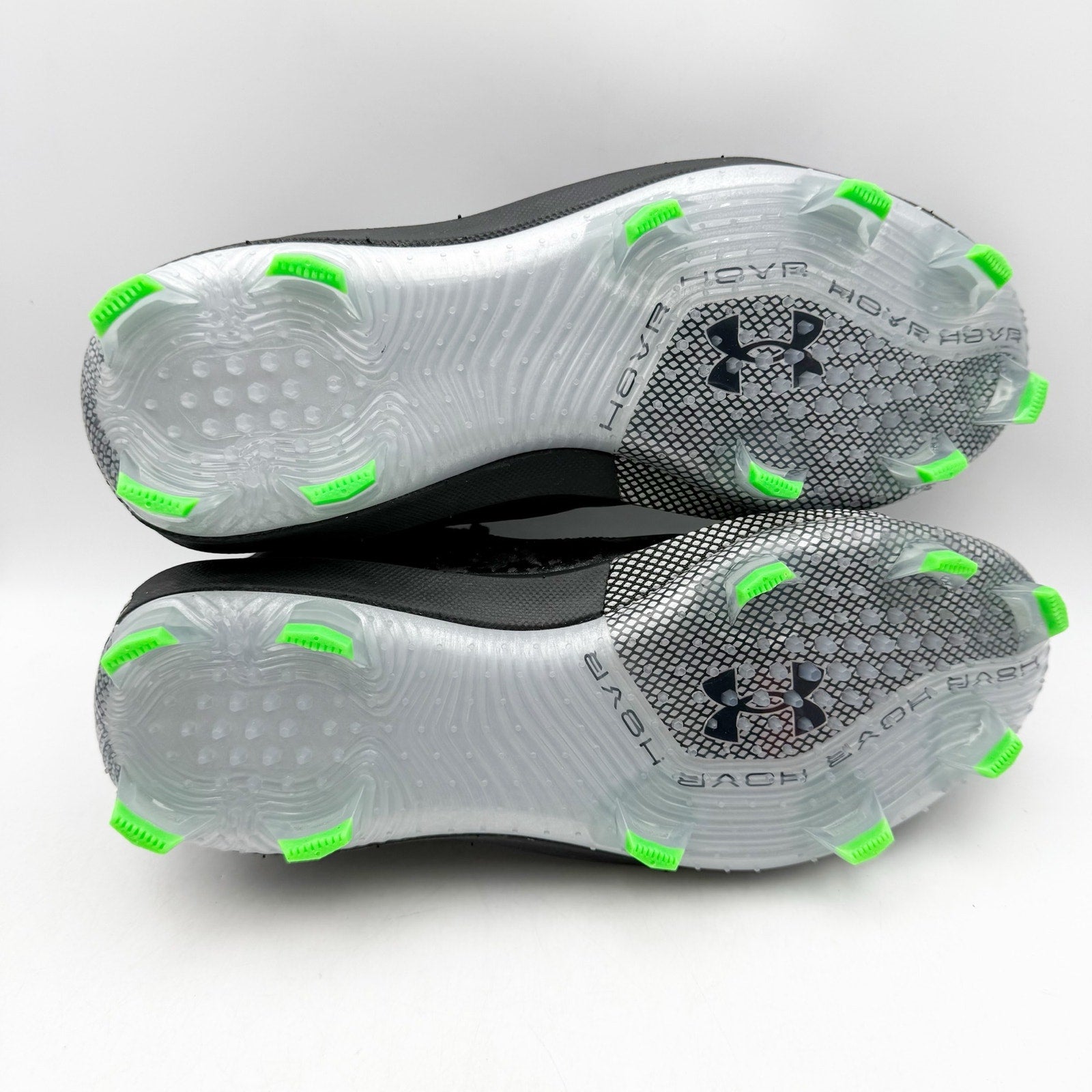 Under Armour Mens Harper 8 Elite Baseball Cleats Size 11 EU 45 Black Green NWOB