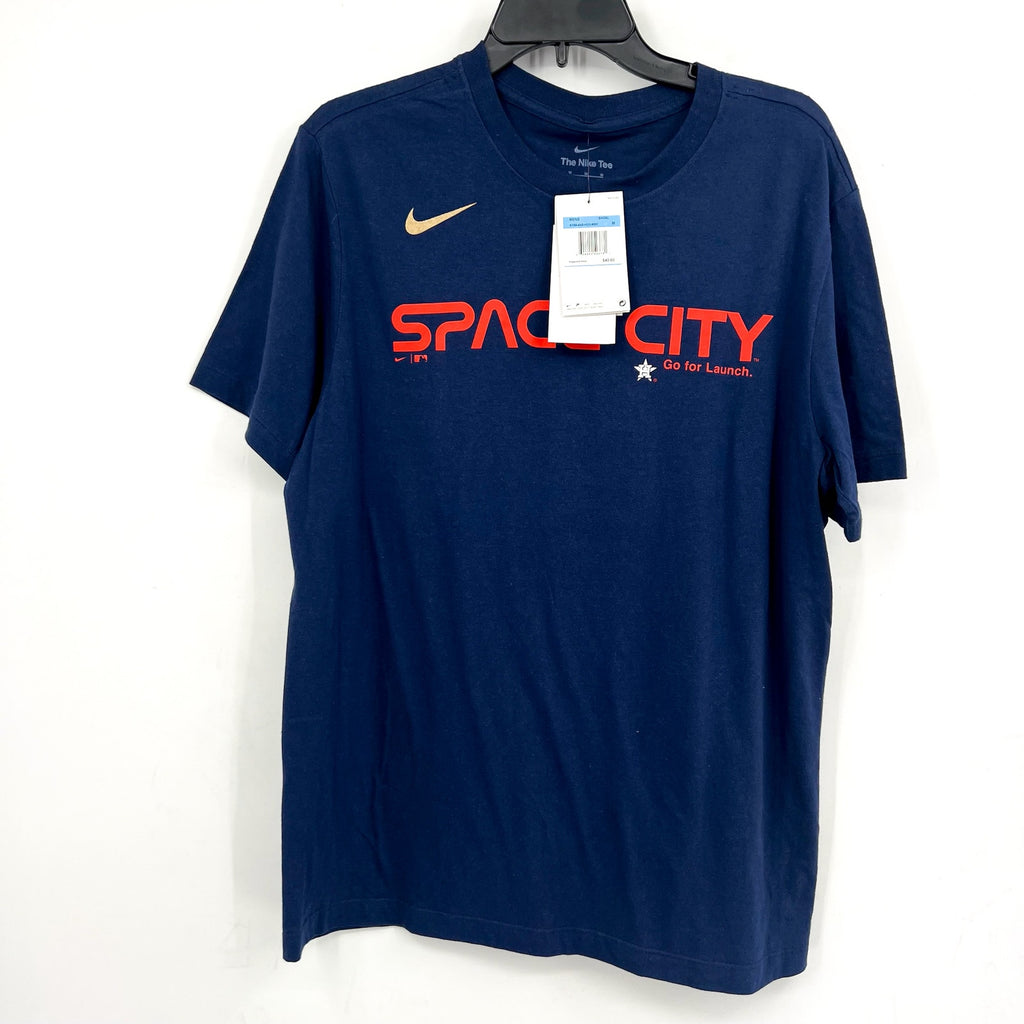 Nike Houston Astros Space City Connect McCullers 43 T-Shirt Medium Navy Blue NWT
