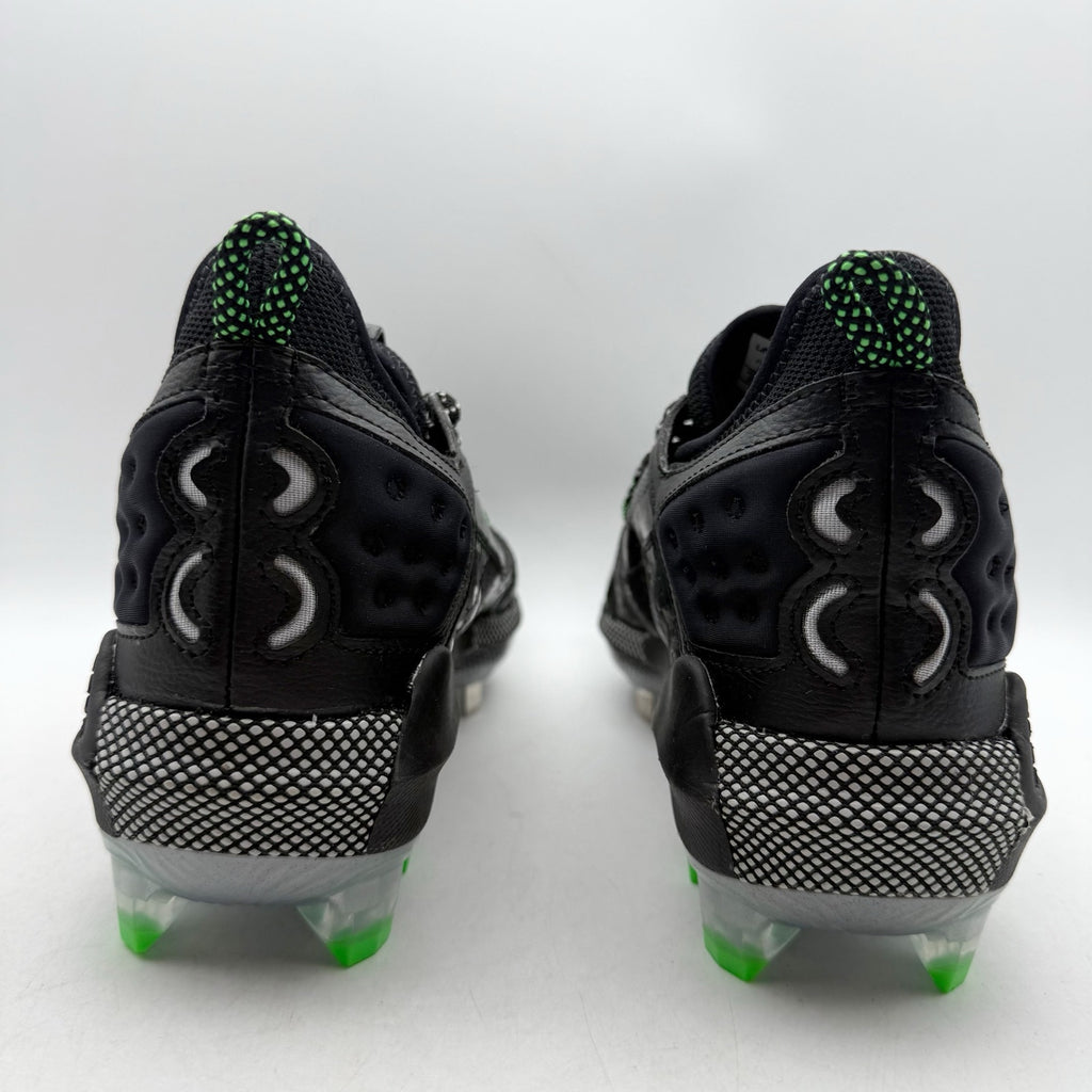Under Armour Mens Harper 8 Low ST Metal Baseball Cleats Size 7 Black Green NWOB