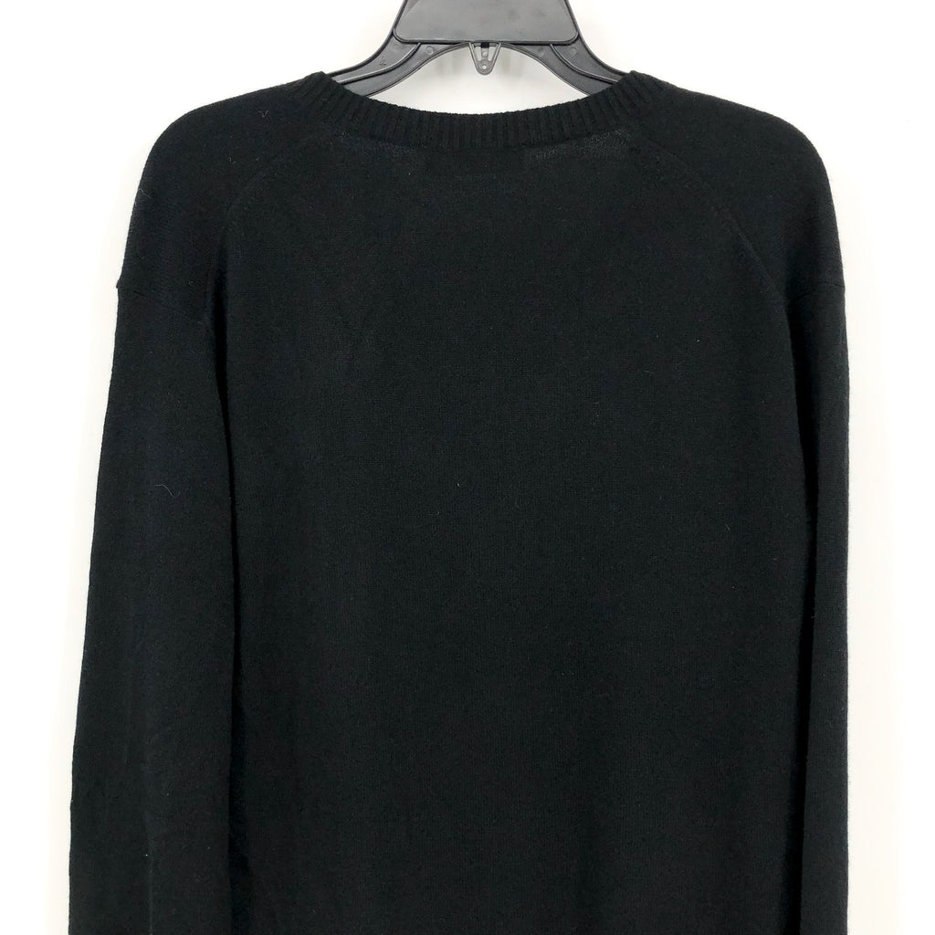 Everlane Womens The Classic V Cashmere Sweater Small Black Long Sleeve NWT