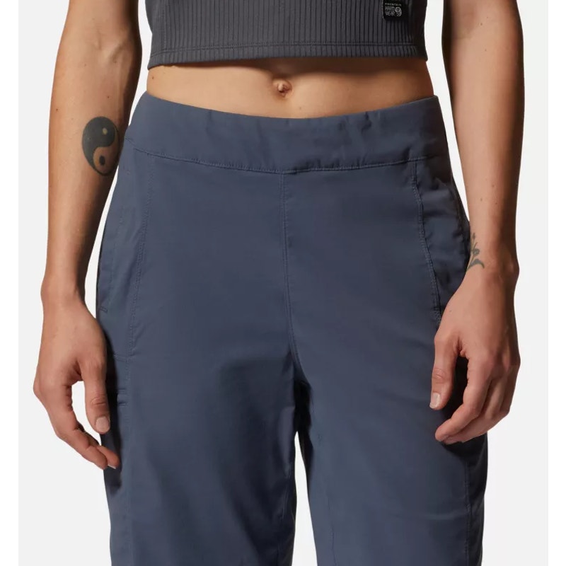 MOUNTAIN HARDWEAR Women's Dynama Bermuda Shorts XL Blue Slate High Rise NWT