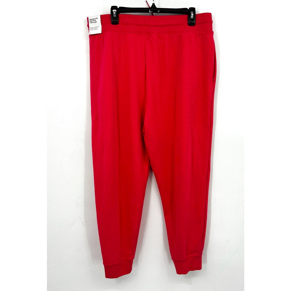 NIKE Women's Dri Fit 7/8 Joggers XL Aster Pink High-Waisted French Terry NWT