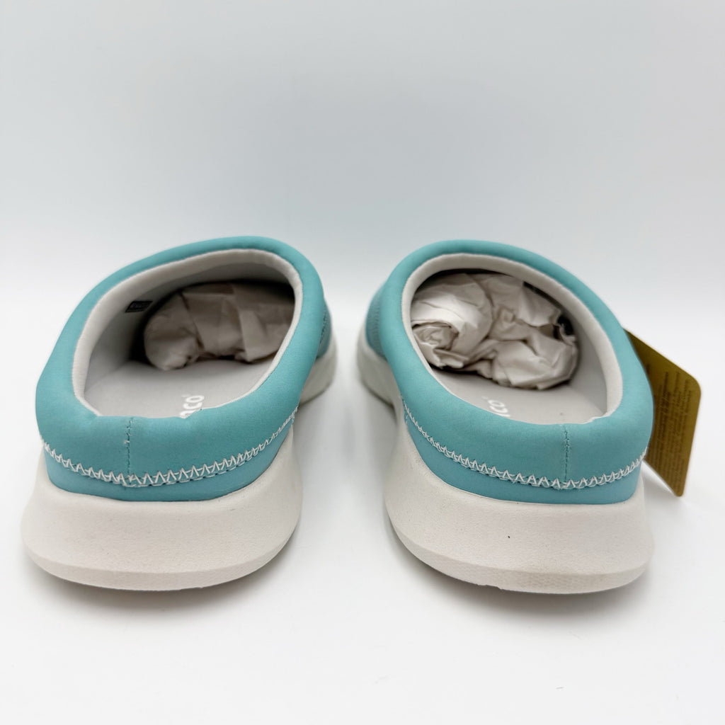 Spenco Womens Bliss Slip-on Shoes Size 10 B Aqua Blue Casual Mules NIB