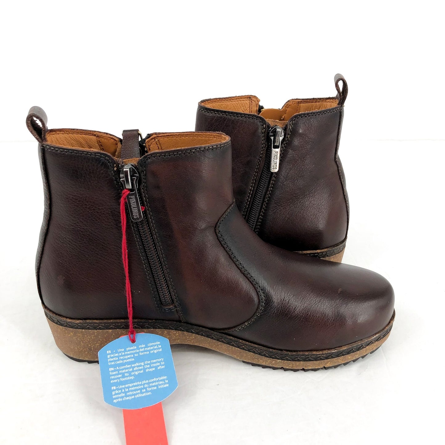 PIKOLINOS Womens W0W-8988 Granada Ankle Boots EU 36 US 6 Brown Leather NIB