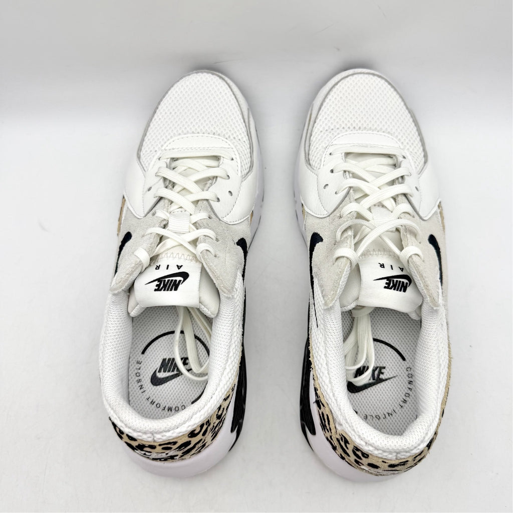 Nike Womens Air Max Excee Casual Sneakers US 7.5 White Leopard Athletic NWOB