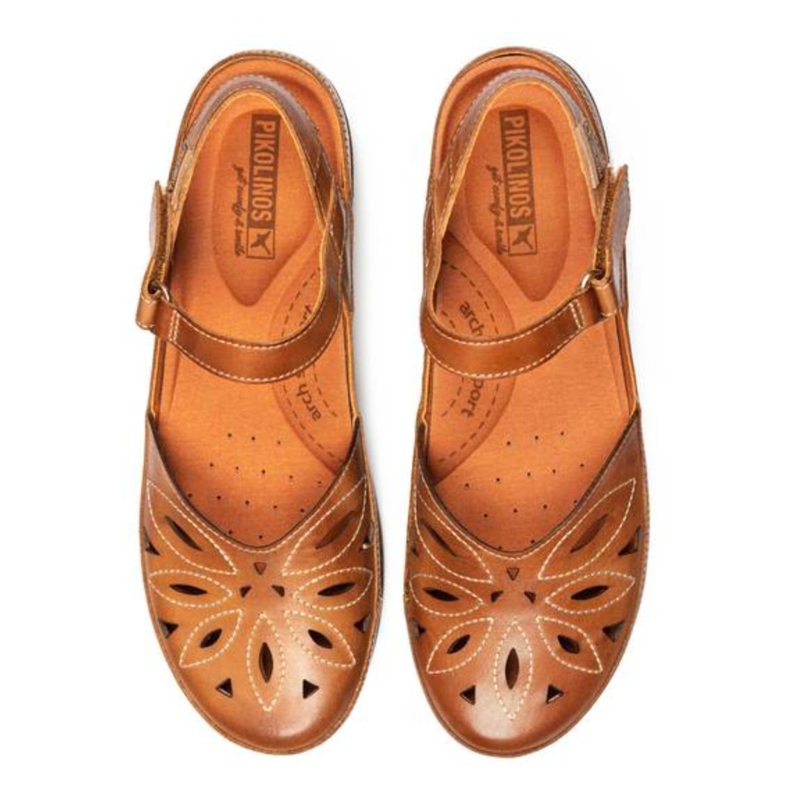 PIKOLINOS Womens Granada W0W-1985 Sandals EU 37 US 6.5-7 Brown Leather NIB