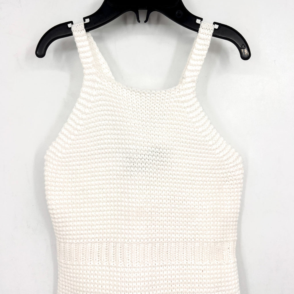 BARDOT JUNIOR Baby Girl Andi Knit Dress 12-18 Months Orchid White Sleeveless NWT