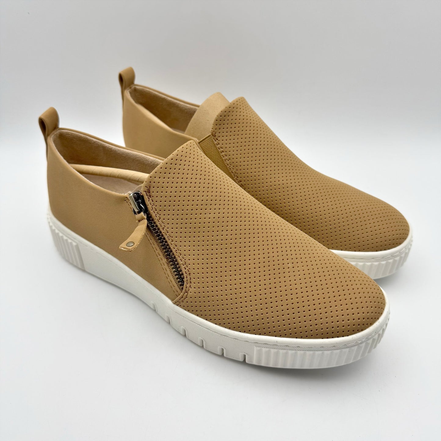 Soul Naturalizer Womens Turner Loafers US 9.5 Wide EU 40.5 Brown Slip On NIB