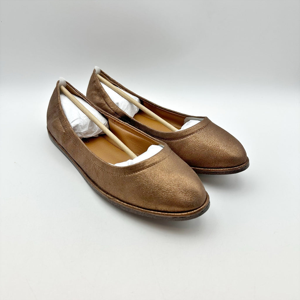 Lucky Brand Womens Wimmie Ballet Flats Size 8.5 M Bronze Brown NIB