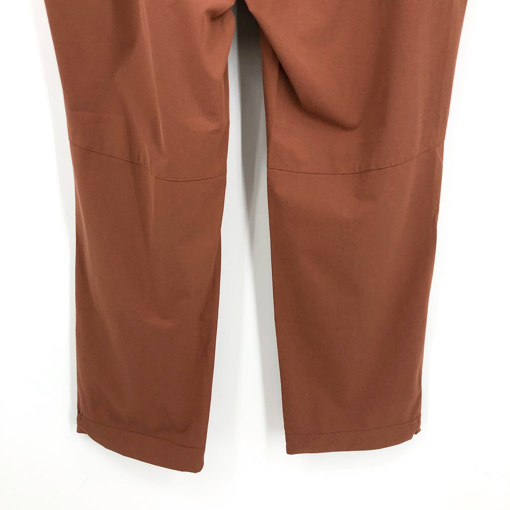 L.L. BEAN Mens Multisport Pants 3XL 32" Inseam Brown Drawstring Stretch NWT