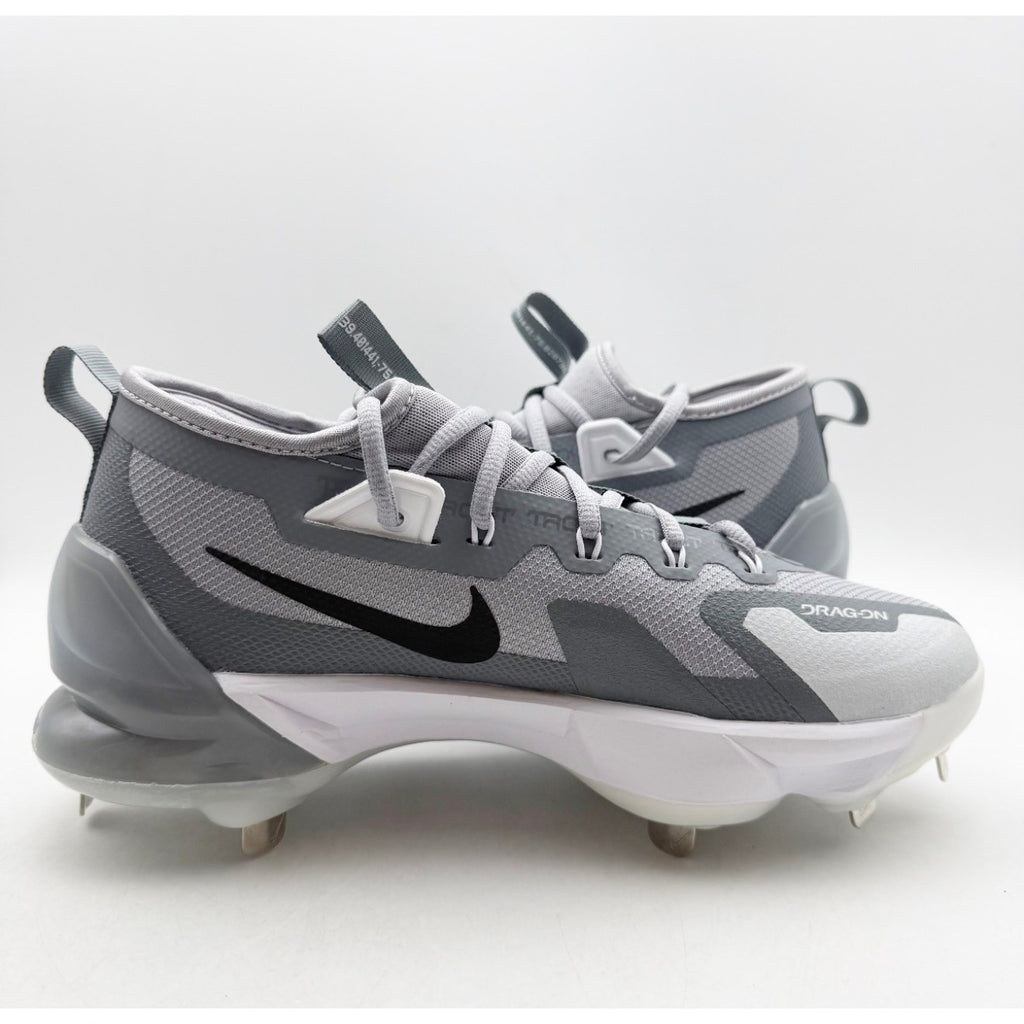 Nike Mens Force Zoom Trout 9 Elite Metal Baseball Cleats Size 7 Grey FB2906 NWOB