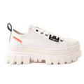 Palladium Womens Revolt Lo TX Platform Casual Sneakers Size 10 White NWOB