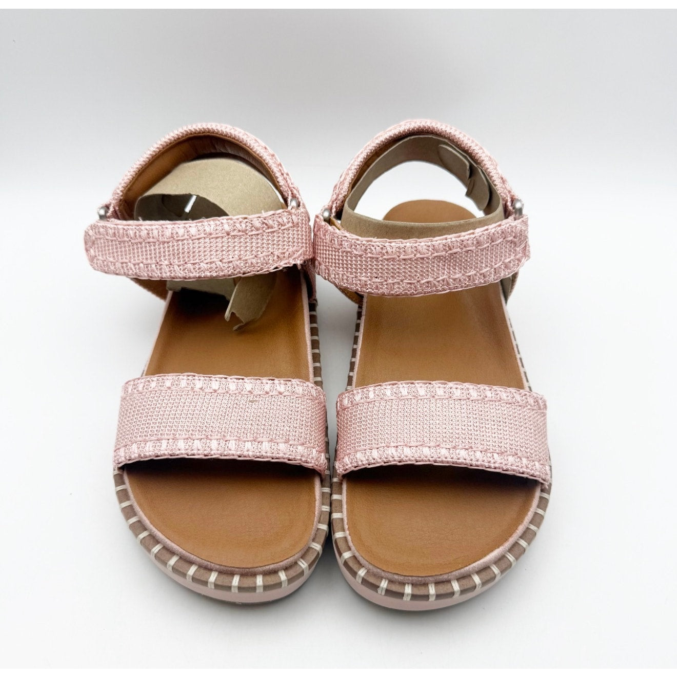 Lucky Brand Womens Ullaniah Platform Sandals Size 7M Pink Blush Ankle Strap NIB