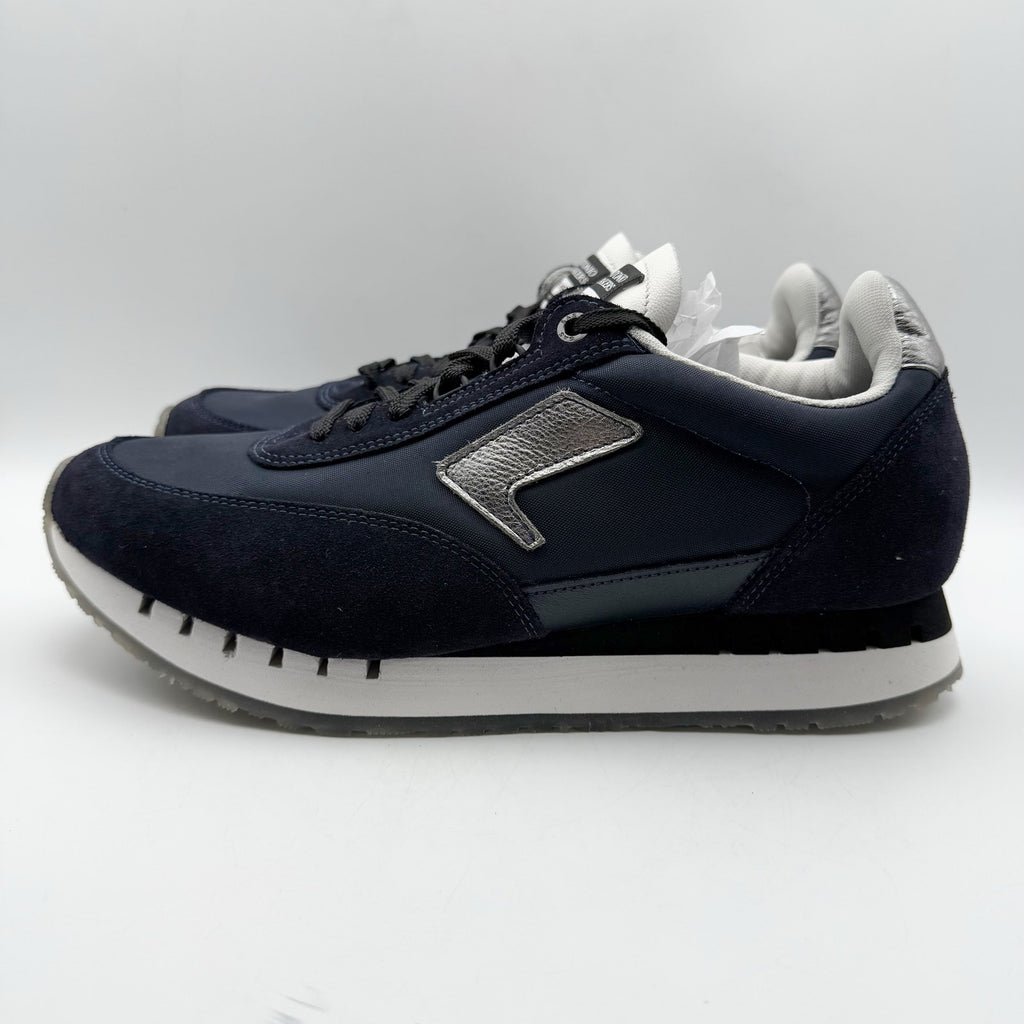 SAS Womens 7Eventy6ix-X Comfort Retro Sneakers Size 11 WIDE Blue Suede NIB