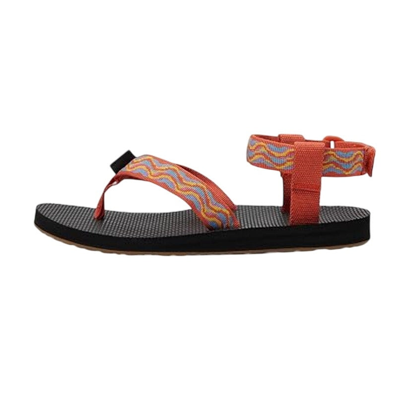 Teva Womens Original Revive Sandals US 10 EU 41 Orange Print Multicolor NIB