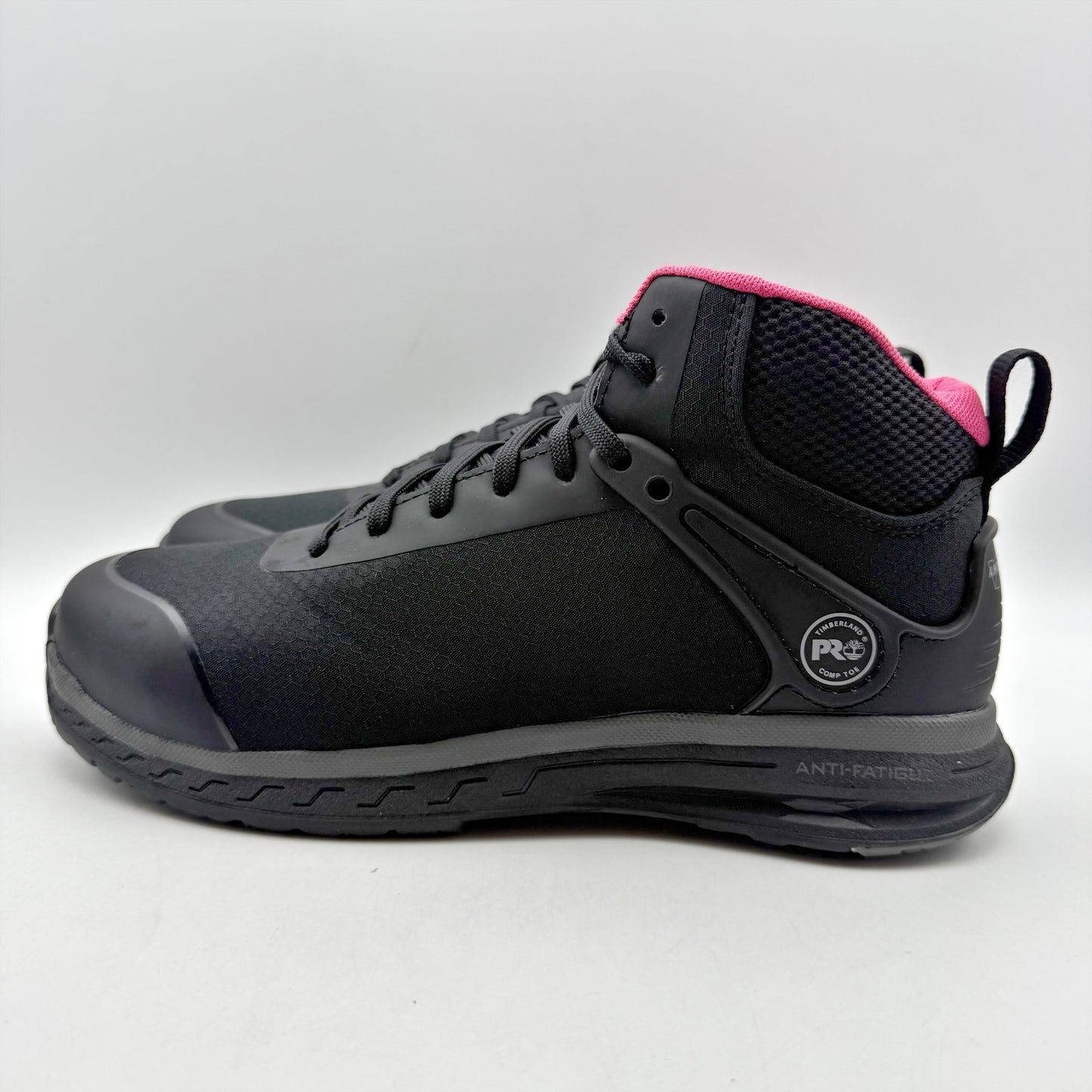 Timberland Pro Womens Drivetrain Composite Toe Mid Work Shoe US 7.5 Black SR NIB