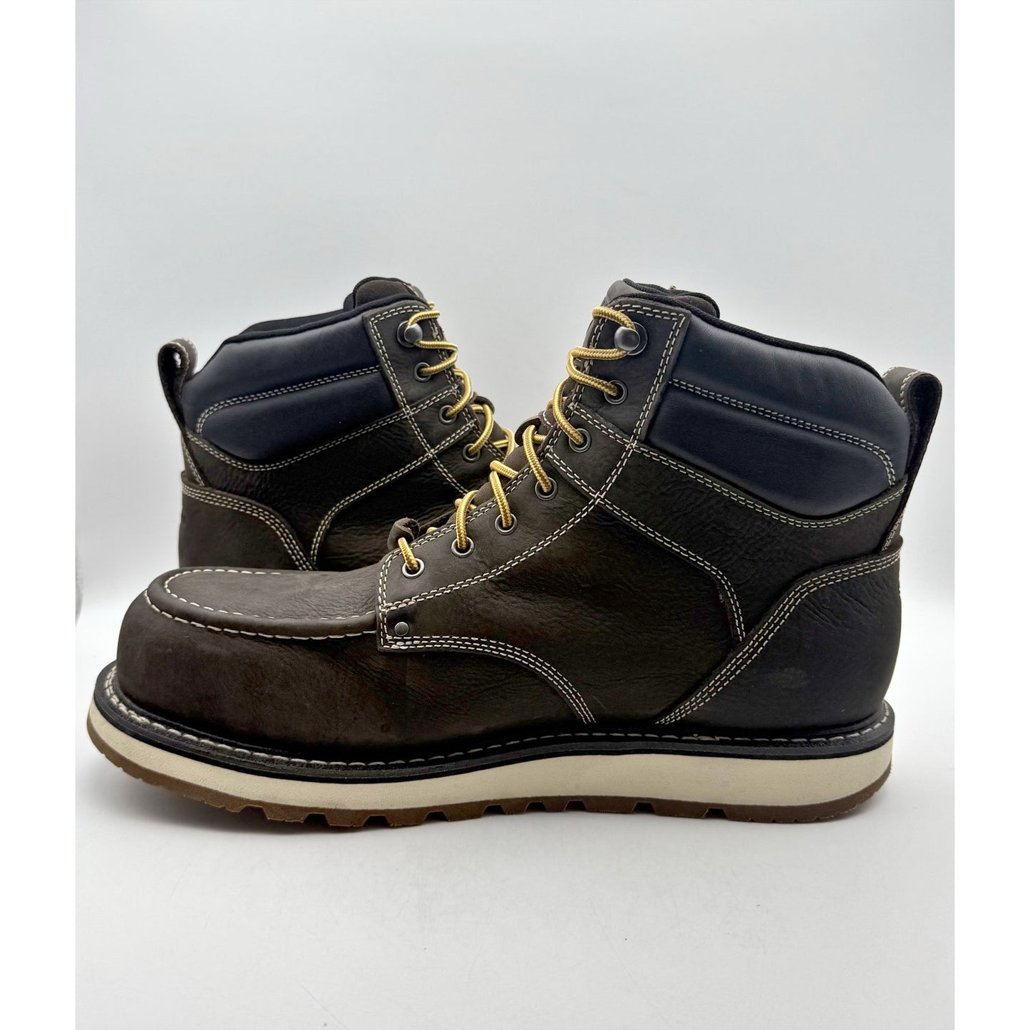 Keen Mens Cincinnati 6" Work Boot US 15 Wide EU 48 Brown Composite Toe WP NIB