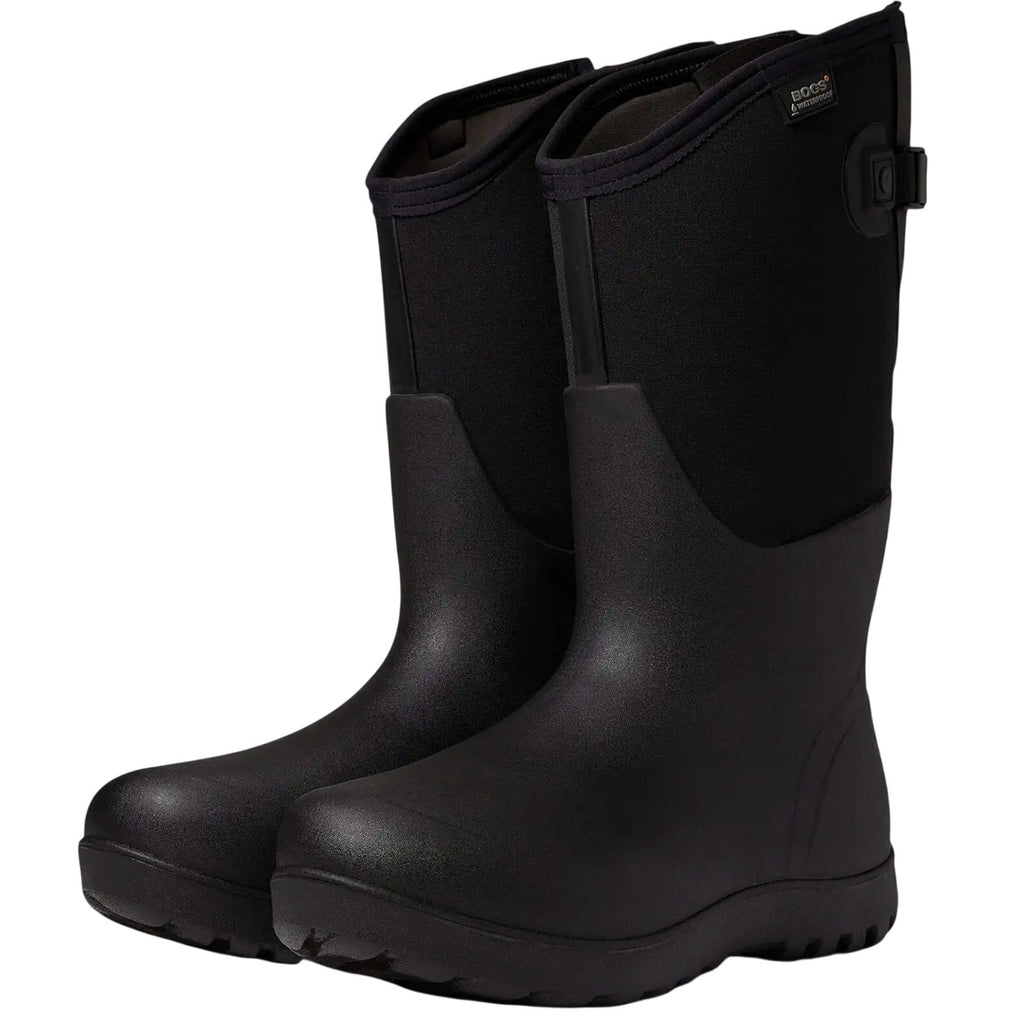 BOGS Women Neo-Classic Tall Adjustable Calf Boots Size 11 Black Waterproof NWT