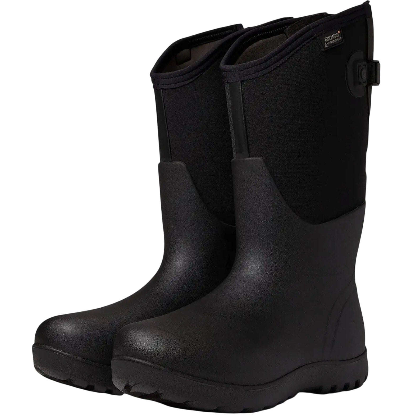 BOGS Women Neo-Classic Tall Adjustable Calf Boots Size 11 Black Waterproof NWT