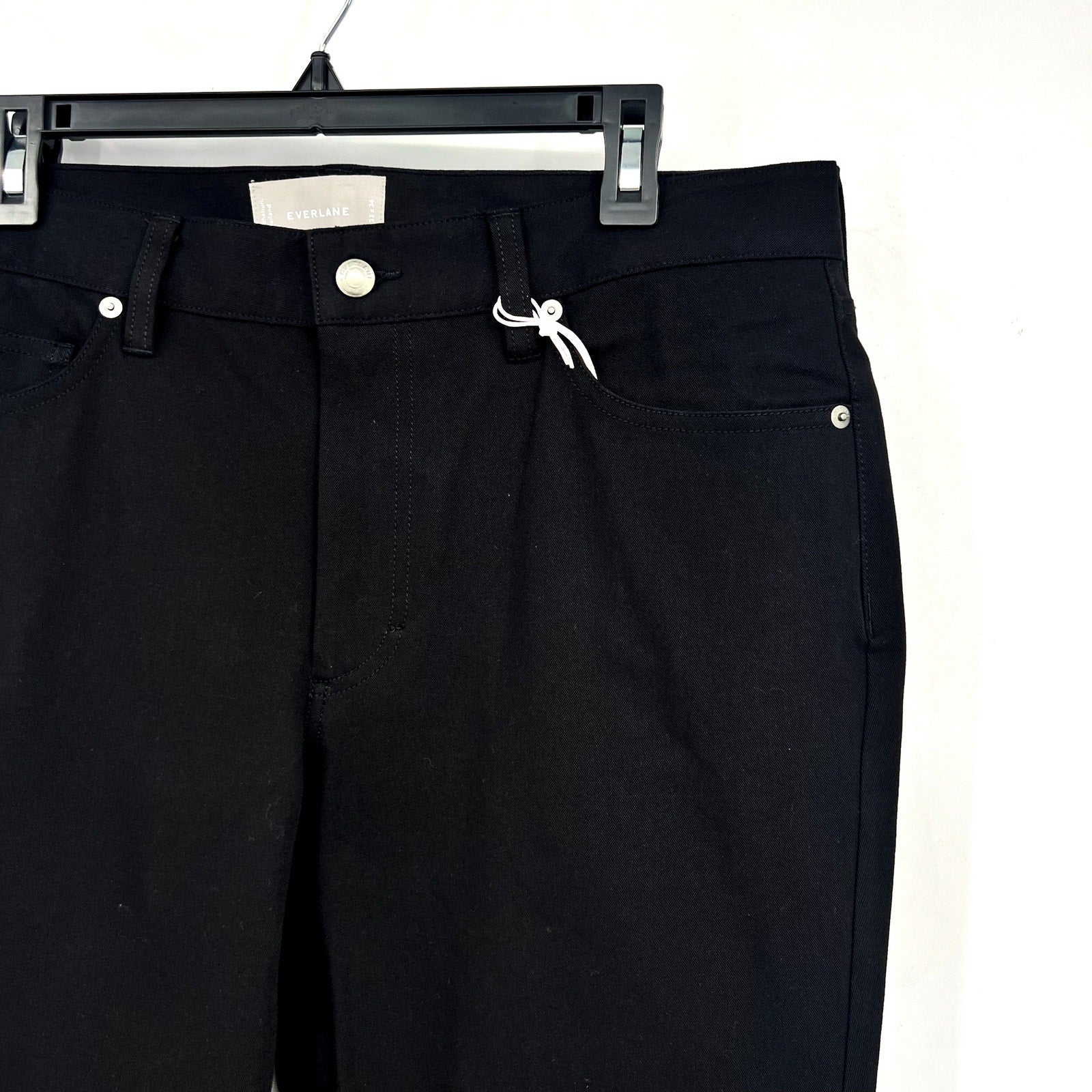 EVERLANE Men's The Performance 5-Pocket Pants 33x34 Black Chinos Stretch NWT