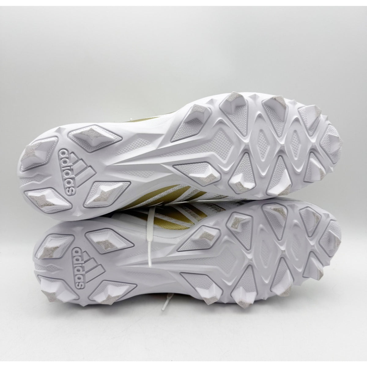 Adidas Men's Freak Spark MD 23 Football Cleats Size 11 White Gold Athletic NWOB