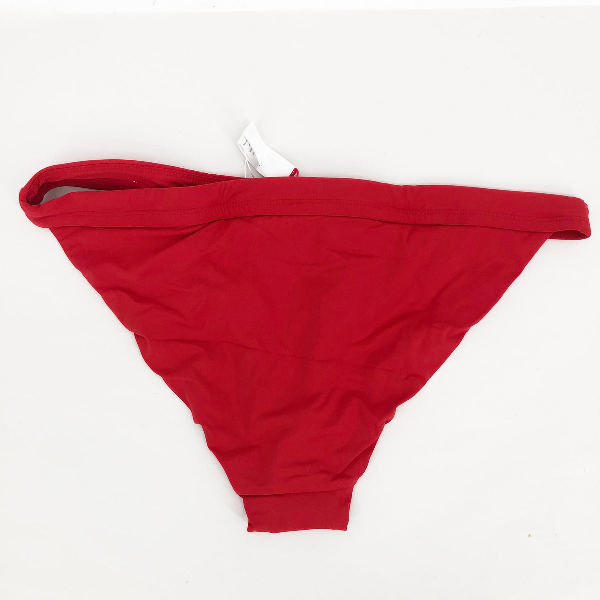 ANDIE SWIM Women's The Banded Cheeky Bikini Bottom XXL Flat Cherry Red NWT