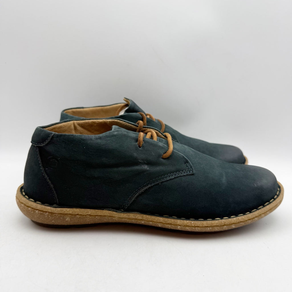 Born Womens Nuala ll Chukka Ankle Booties US 7 Navy Blue Nubuck NWOB