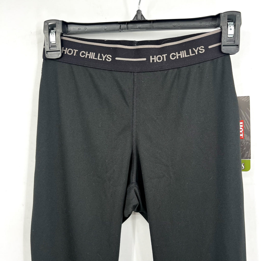 HOT CHILLYS Youth Boy's Peach Skins Base Layer Bottom Medium Black NWT