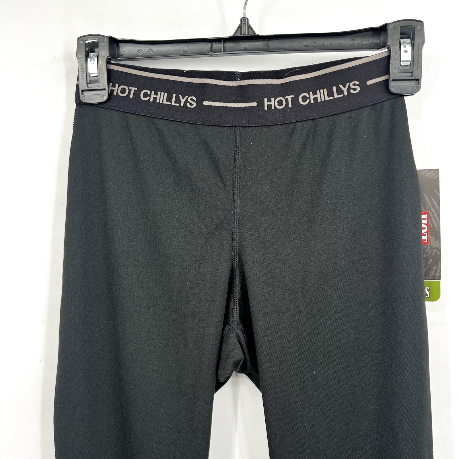 HOT CHILLYS Youth Boy's Peach Skins Base Layer Bottom Medium Black NWT