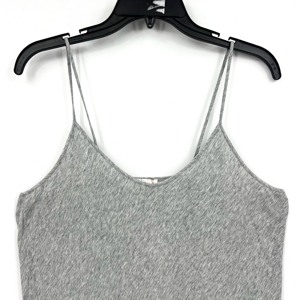 SKIN ORGANIC Womens Essential Camisole Tank Small Medium Heather Grey V Neck NWT