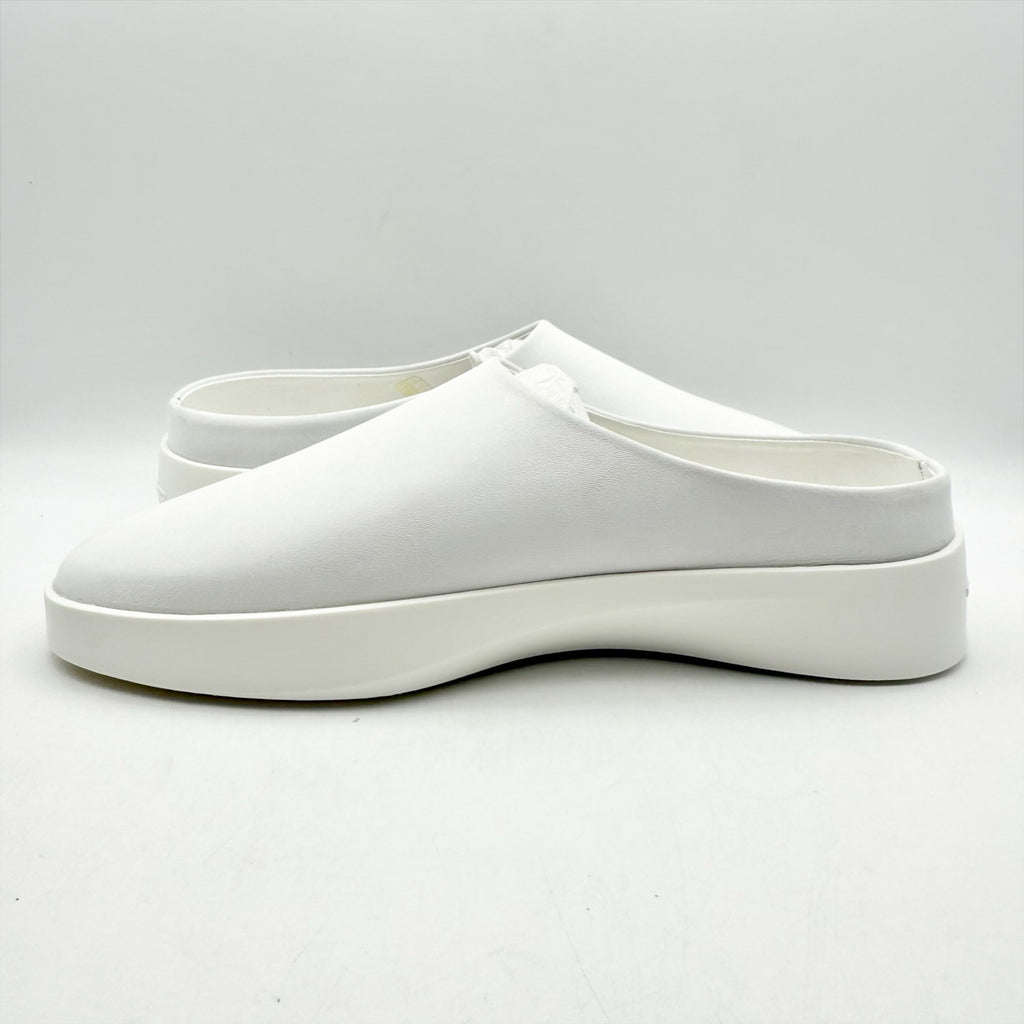 Wolf & Shepherd Cruise Mule Slip On Shoes Womens 7 Mens 5.5 White Leather NIB