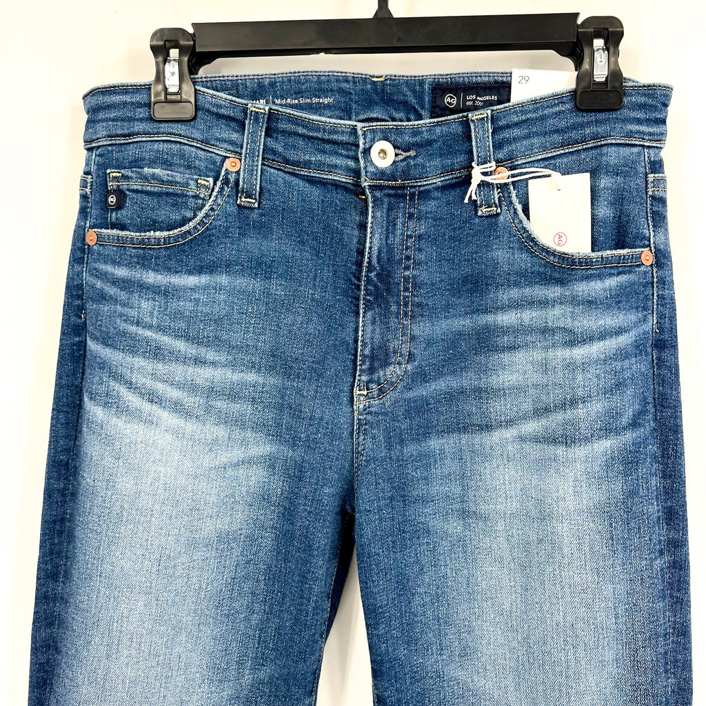 AG ADRIANO GOLDSCHMIED Womens Mari Slim Straight Jean Size 29 US 8 Oceanside NWT