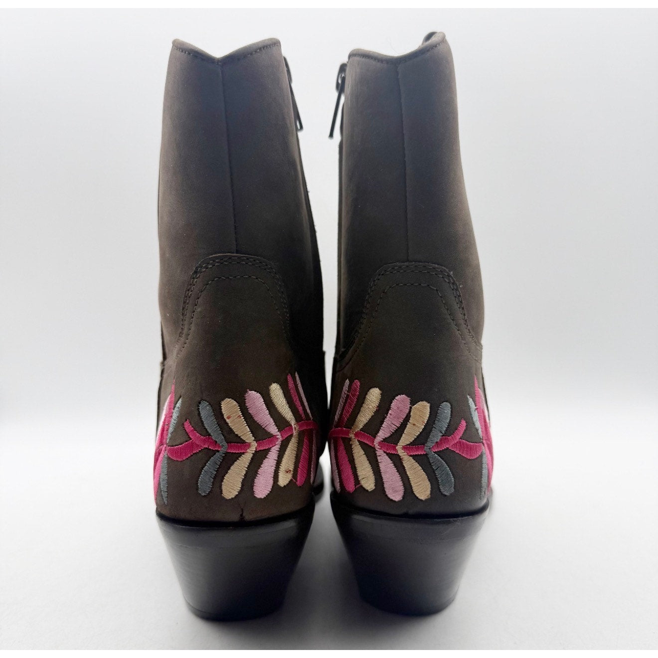 Diba True Women Cains Ville Western Bootie Size 9 M Brown Multi Leather NWOB