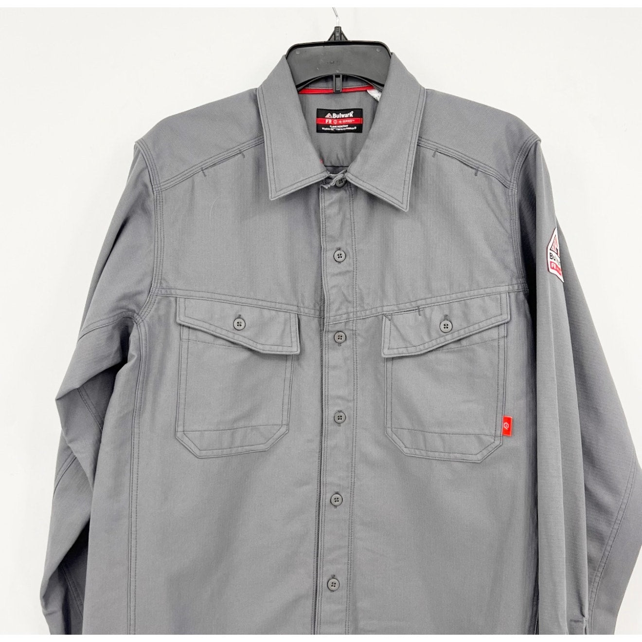 BULWARK Men's iQ Series Endurance Collection FR Work Shirt Medium Grey NWOT