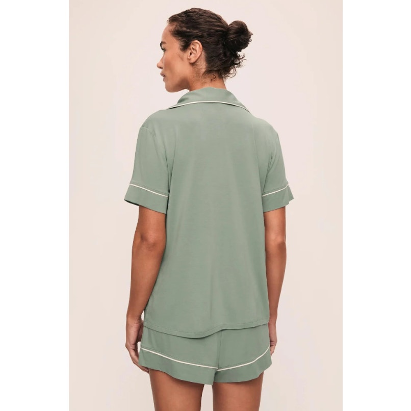 EBERJEY Gisele Relaxed Shorts PJ Set XS Eucalyptus Green TENCEL Modal NWT