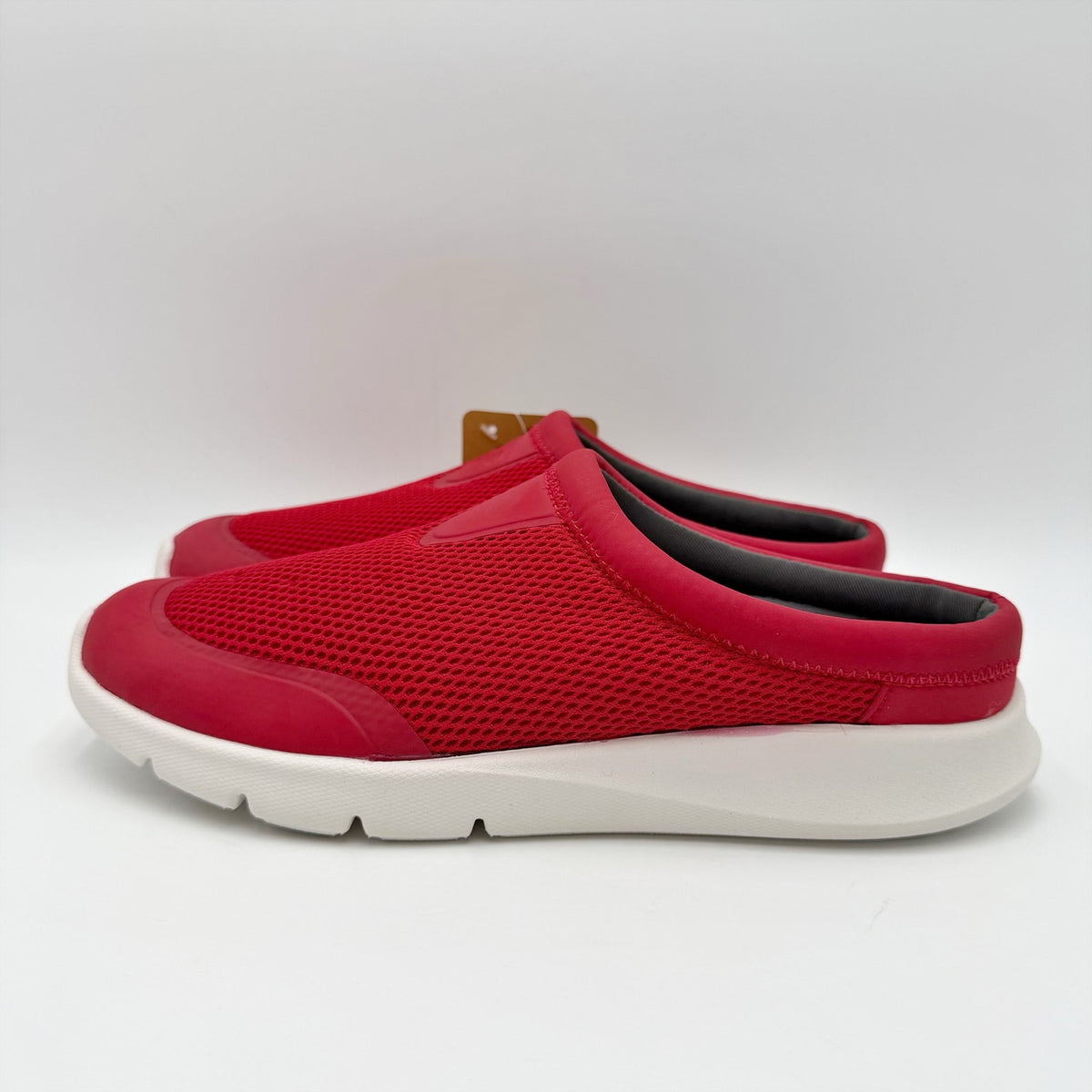 Spenco Womens Bliss Slip-on Shoes Size 8.5 M Red Casual Mules NIB