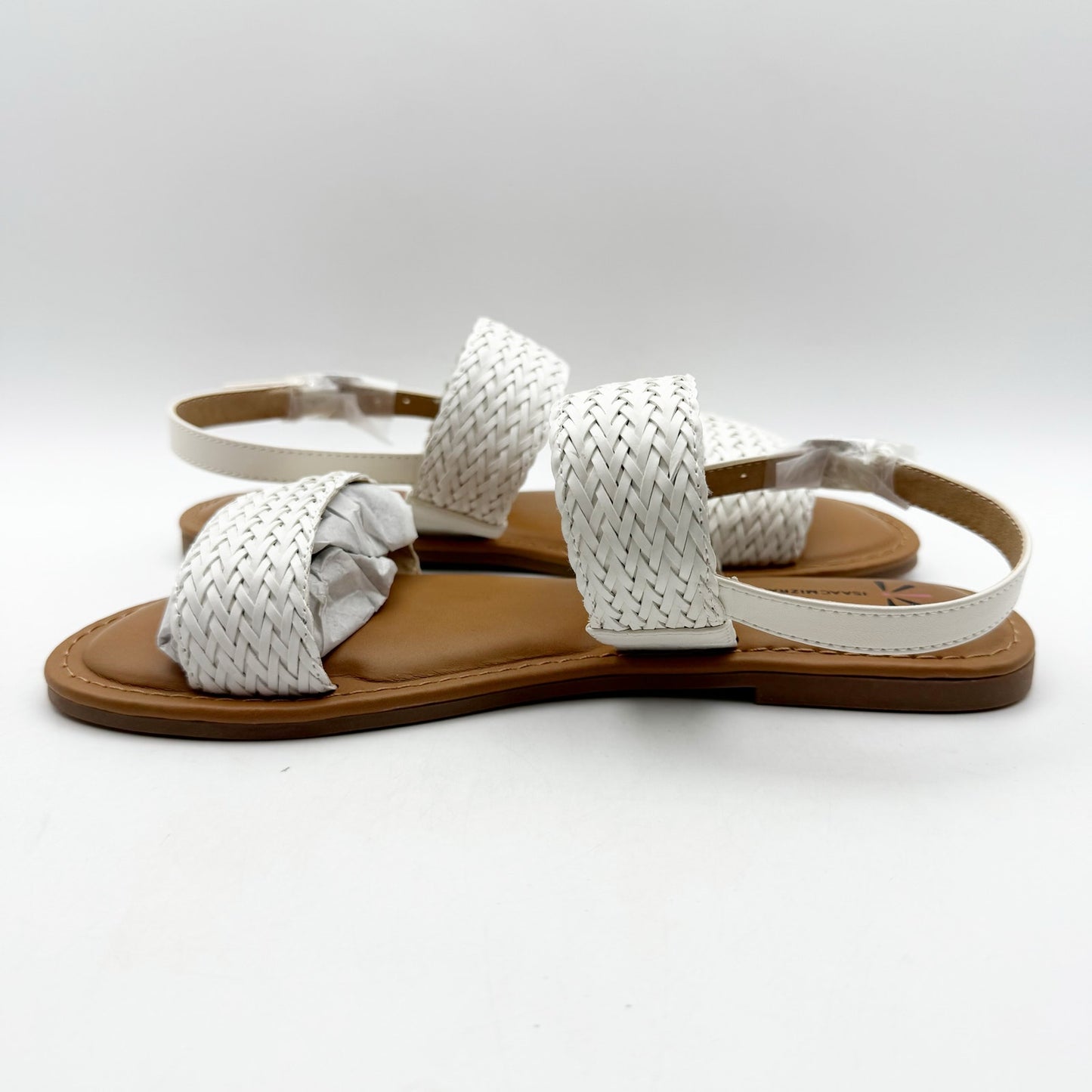 Isaac Mizrahi Live Womens Rosalyn Sandals US 7.5 M EU 37.5 White NIB