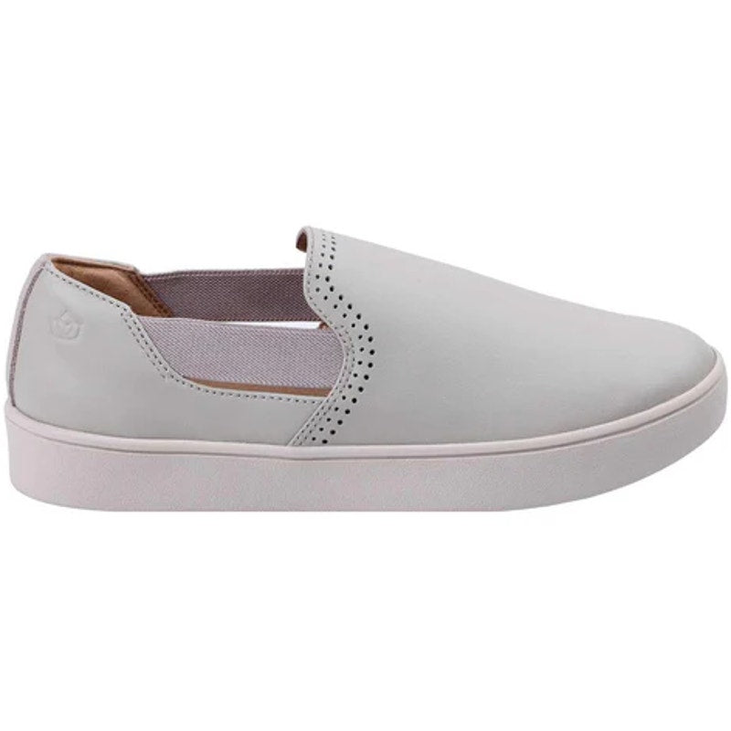 Spenco Womens Parker Low Sneakers Size 7.5 M EU 38 Oyster Grey Slip In NIB