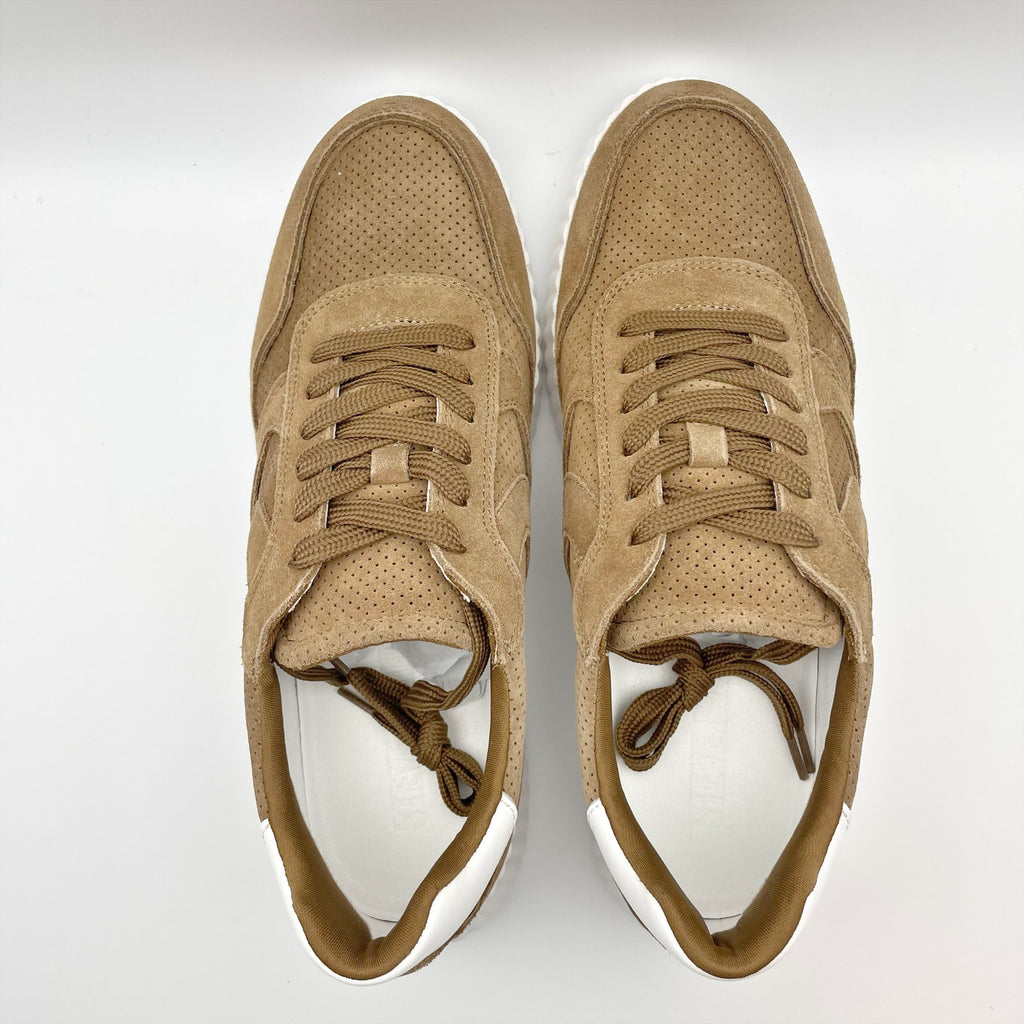 Steve Madden Women's Shereen Casual Sneakers Size 8 Brown Suede Lace-Up NIB